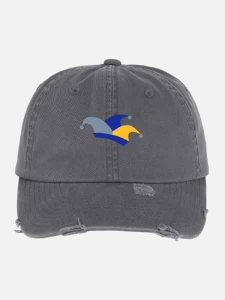 carnival - Flexfit Vintage Destroyed Cap - dark grey - Front