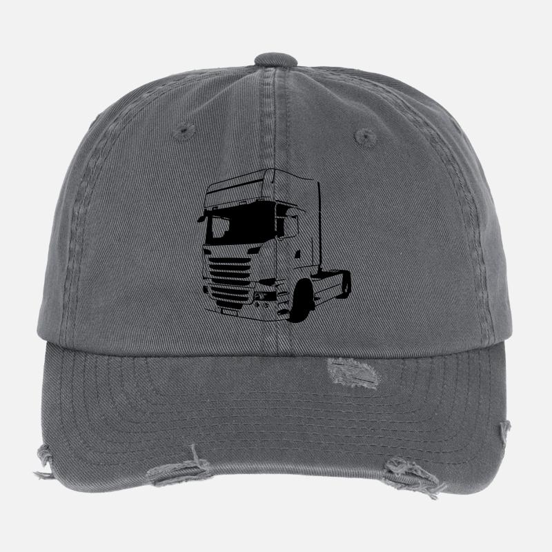  Vabis V8 Flexfit Vintage Destroyed Cap