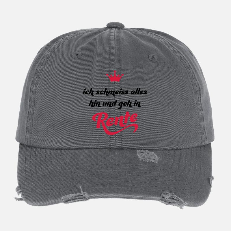 Ruhestand Flexfit Vintage Destroyed Cap