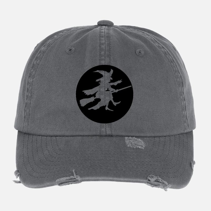 Witch 2 Casquette vintage effet usé Flexfit