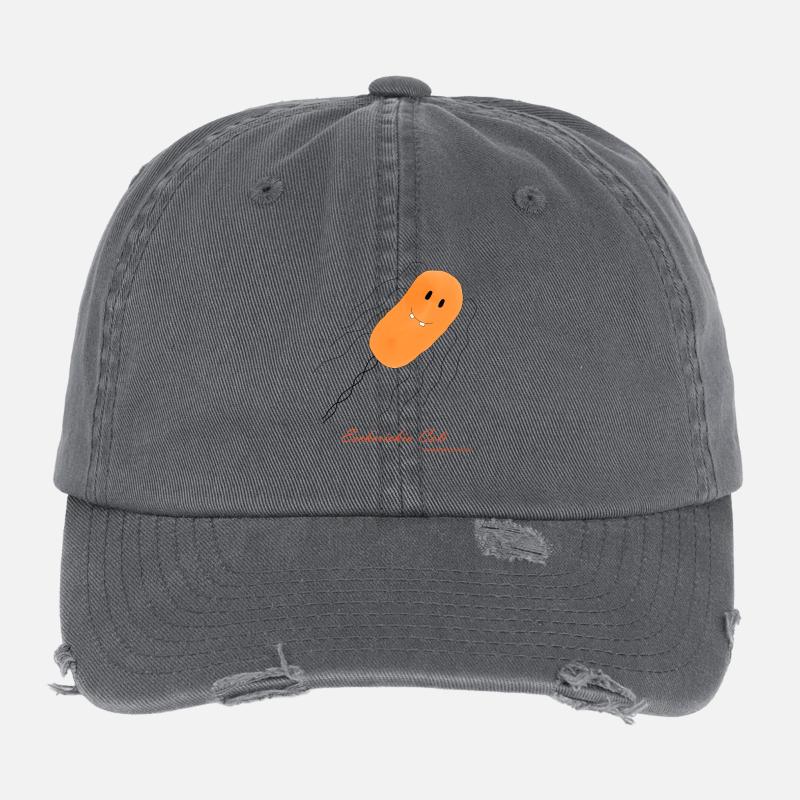 E. coli / Escherichia coli - bacterium Flexfit Vintage Destroyed Cap