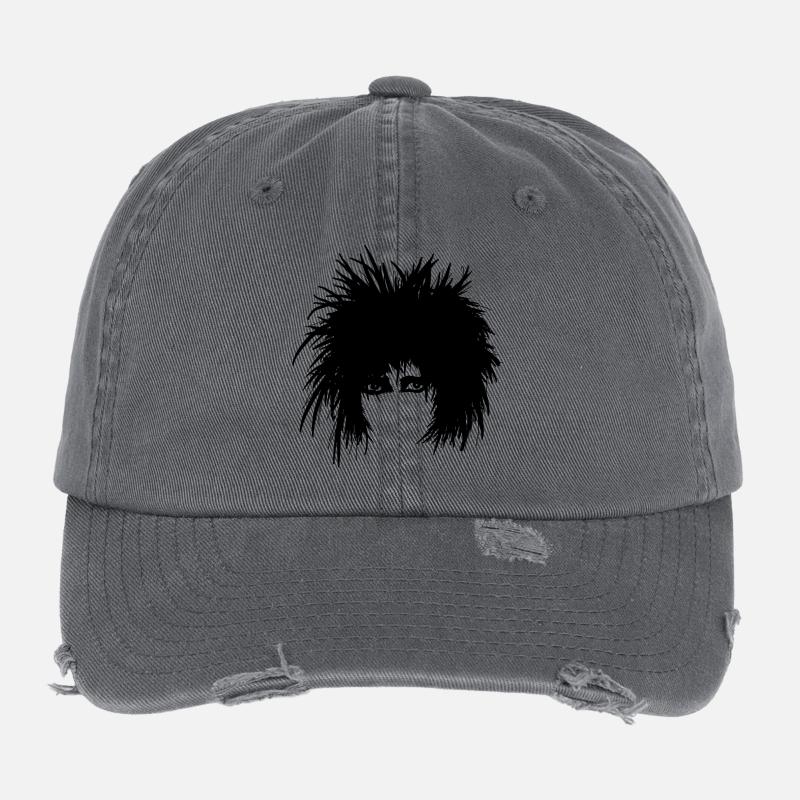 Dark Wave Electro Pop Punk Années 80 Casquette vintage effet usé Flexfit