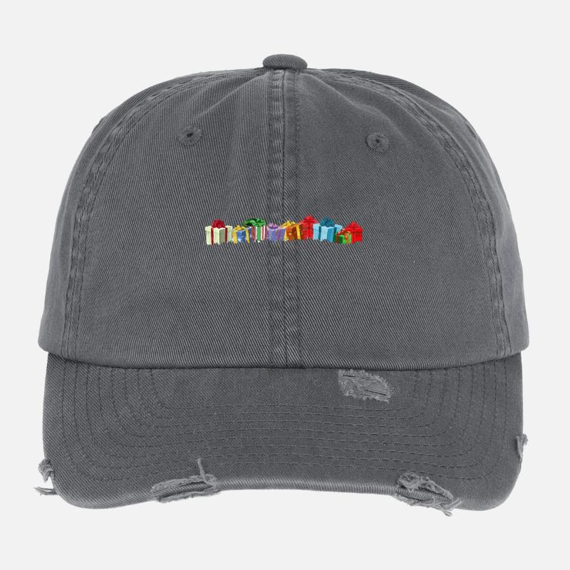 Colorful Gift Packages Flexfit Vintage Destroyed Cap