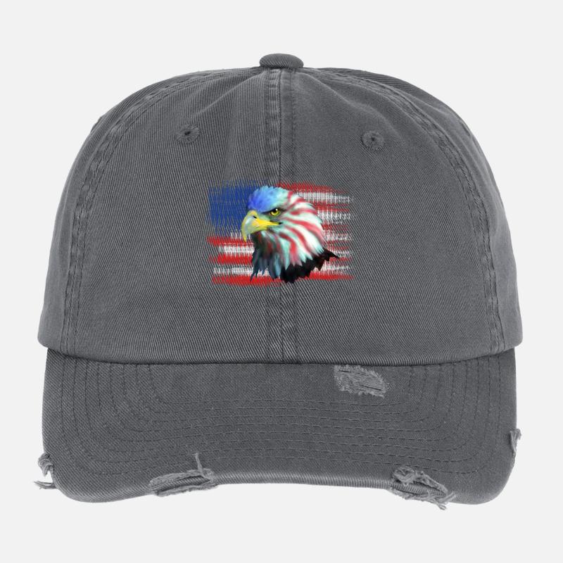 eagle USA Flexfit Vintage Destroyed Cap