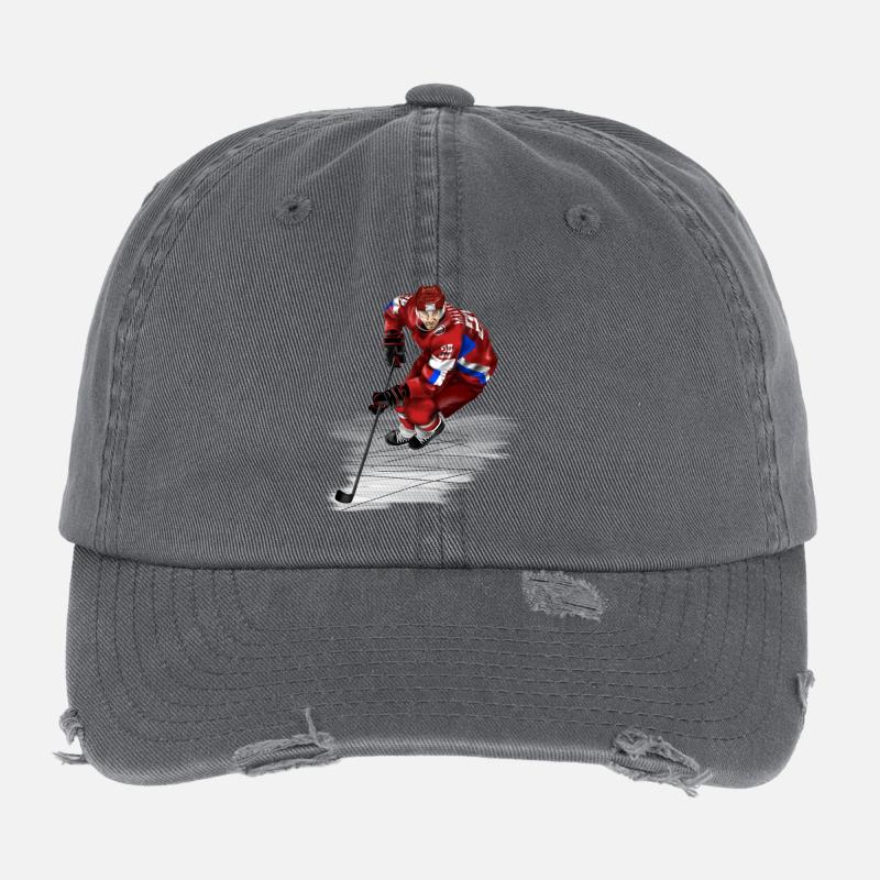 Eishockey Flexfit Vintage Destroyed Cap