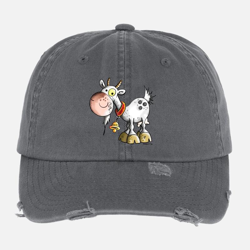 Drôle Chévre Casquette vintage effet usé Flexfit