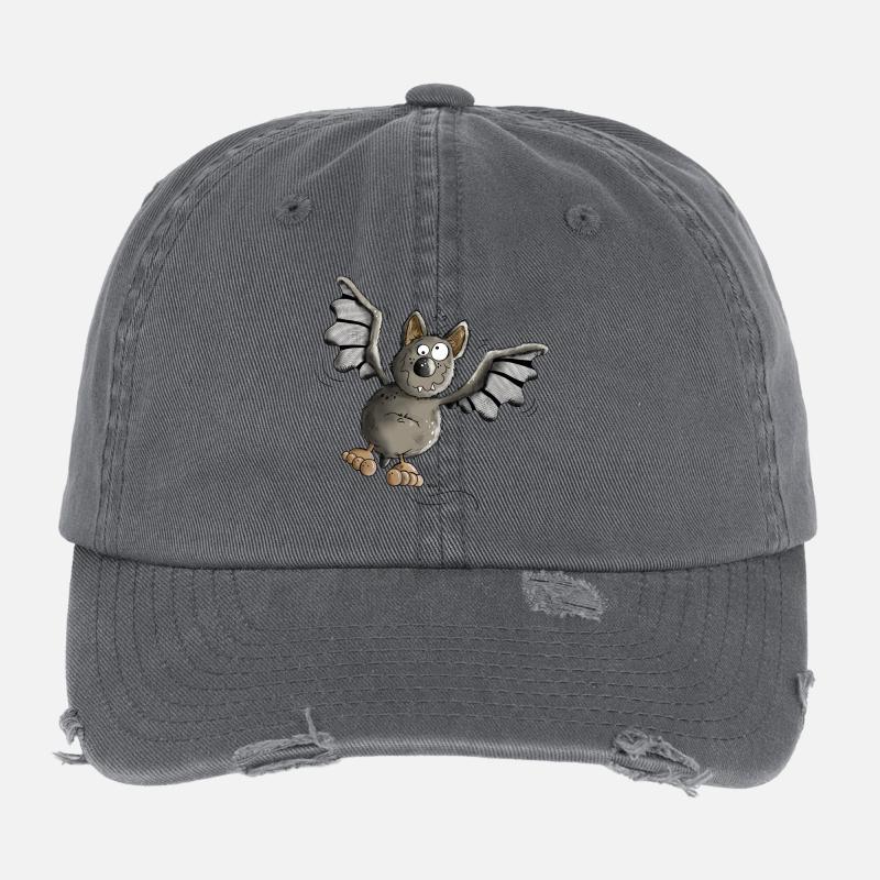Die Fledermaus Flexfit Vintage Destroyed Cap