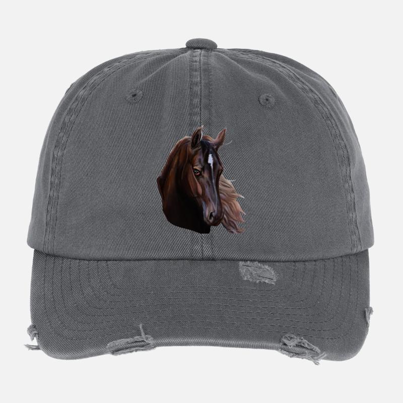 Pferd Flexfit Vintage Destroyed Cap