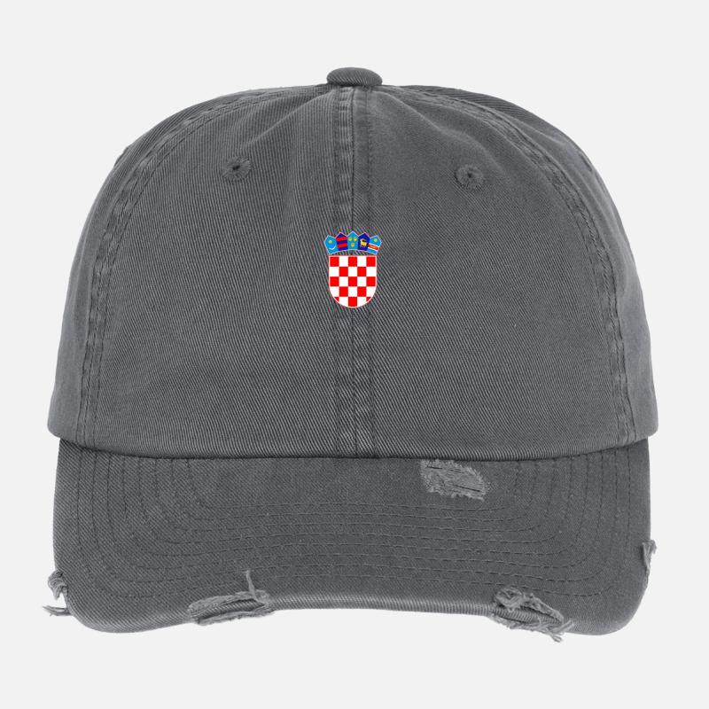 HR Wappen Flexfit Vintage Destroyed Cap