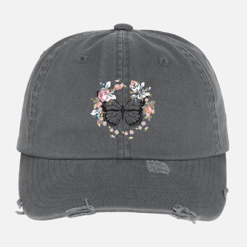butterfly Flexfit Vintage Destroyed Cap