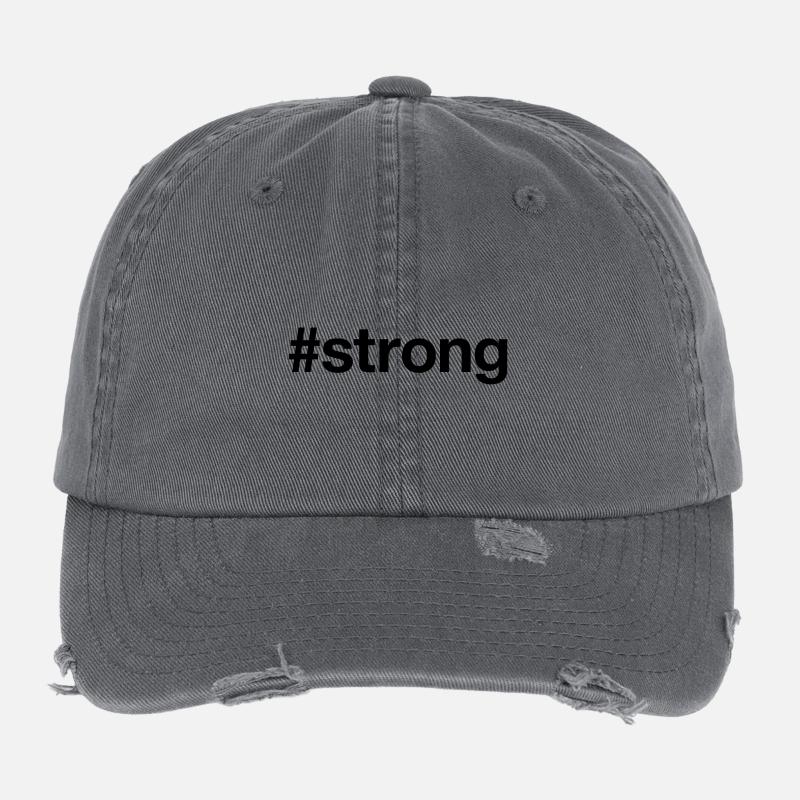 STRONG Flexfit Vintage Destroyed Cap
