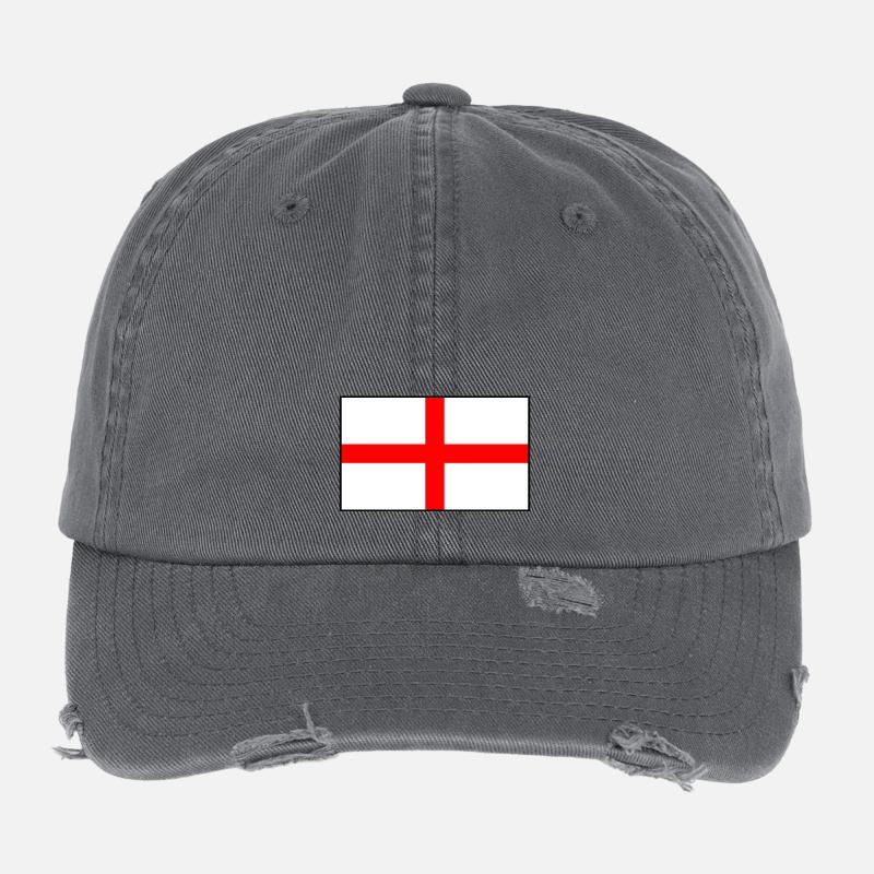 England flag Flexfit Vintage Destroyed Cap