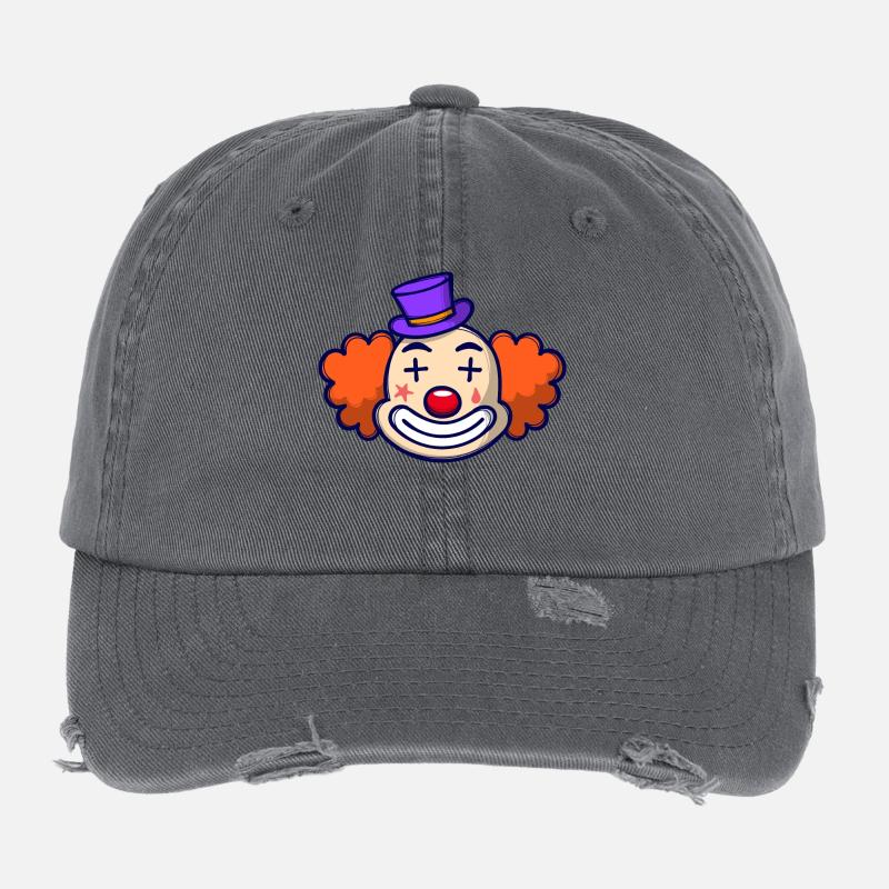 Clown Carnaval Carnaval Casquette vintage effet usé Flexfit