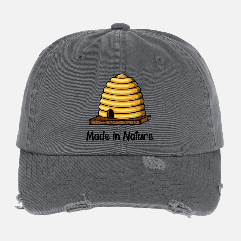 Lebensraum Statement Natur Flexfit Vintage Destroyed Cap