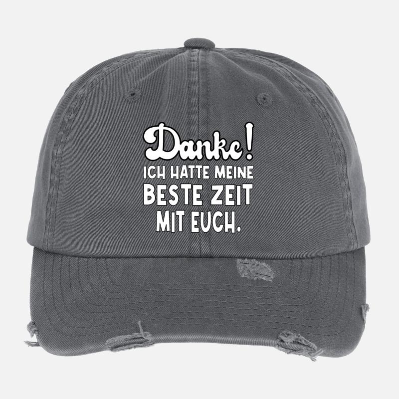 DANKESCHÖN ABSCHIED Flexfit Vintage Destroyed Cap