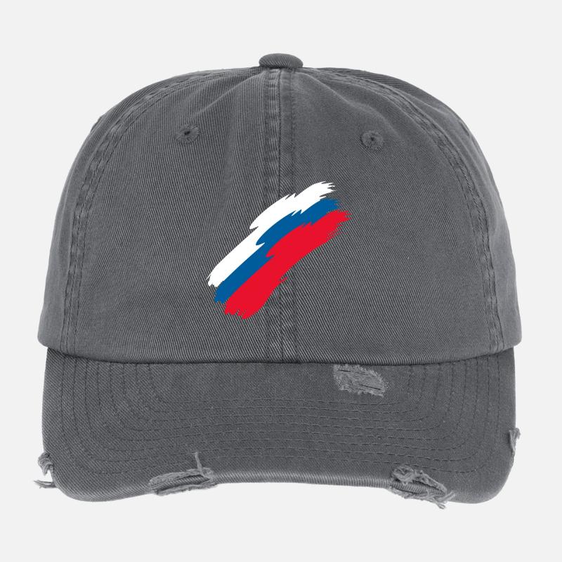 Czechia Flexfit Vintage Destroyed Cap