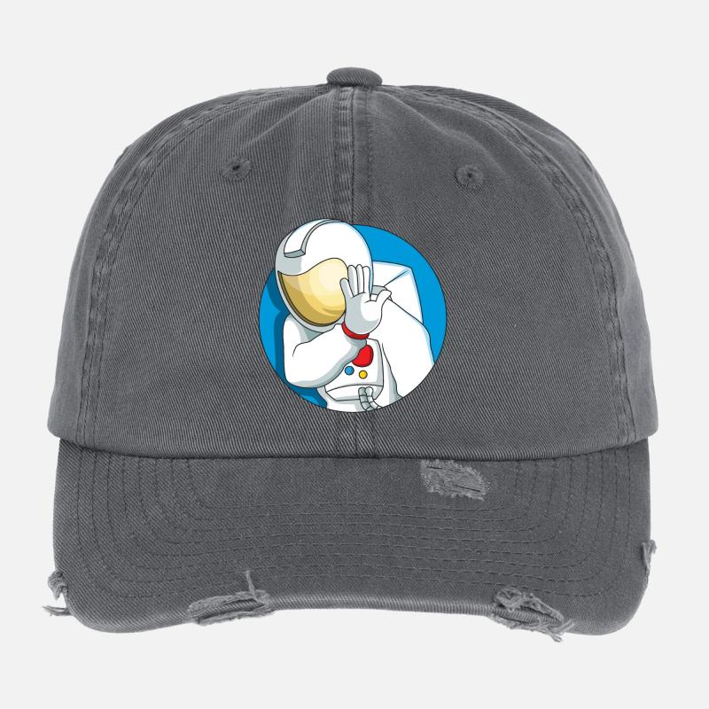 Astronaute timide Casquette vintage effet usé Flexfit