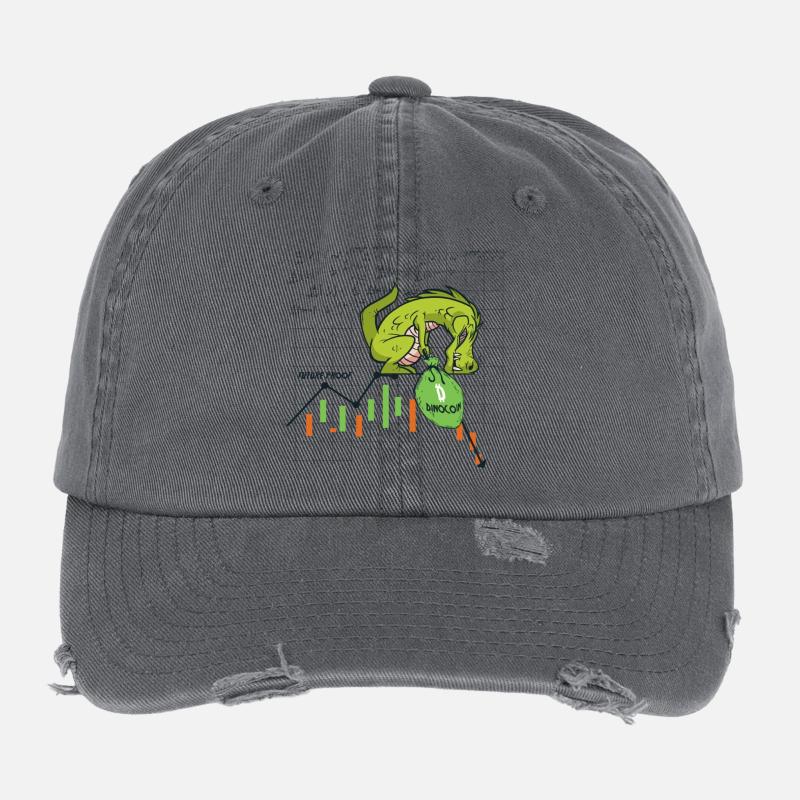 Dinocoin Zukunftssicher ? Flexfit Vintage Destroyed Cap