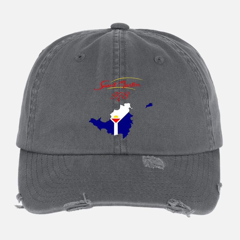 Sint Maarten Flexfit Vintage Destroyed Cap