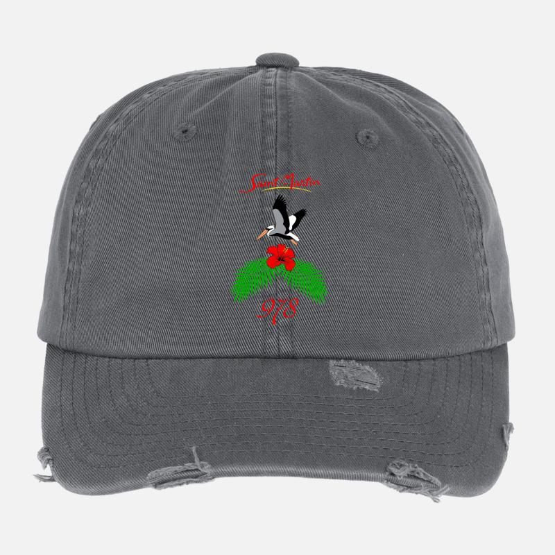 Saint-martin Casquette vintage effet usé Flexfit