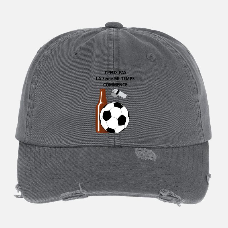 3 ème mi-temps Casquette vintage effet usé Flexfit