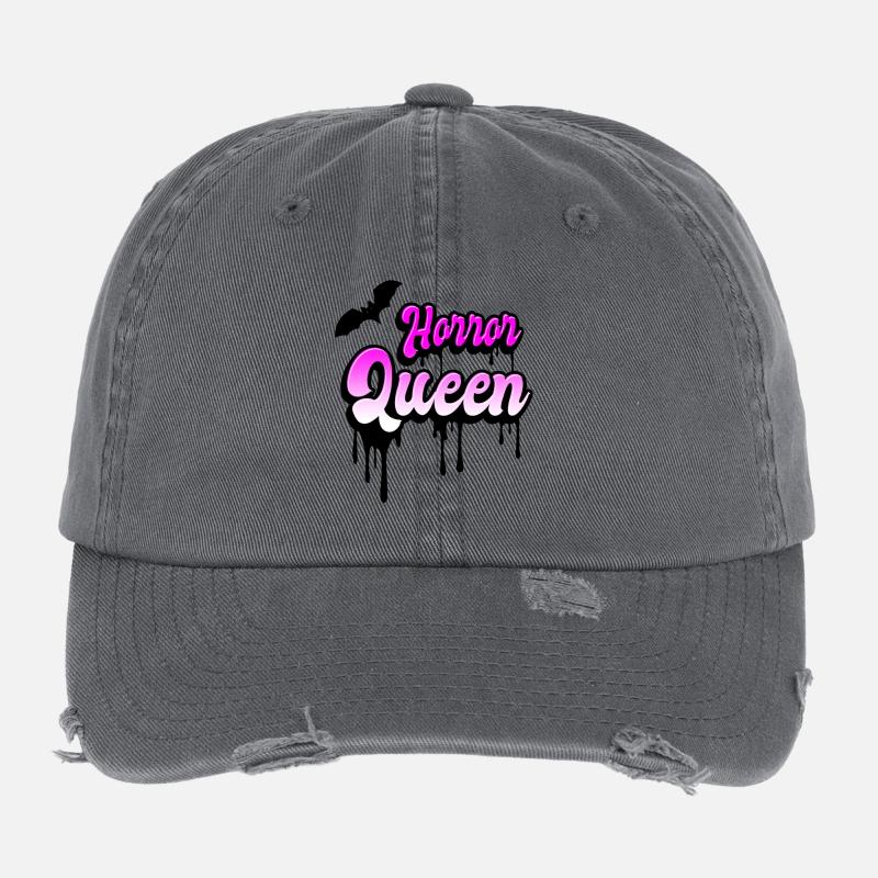 Horror Queen Flexfit Vintage Destroyed Cap
