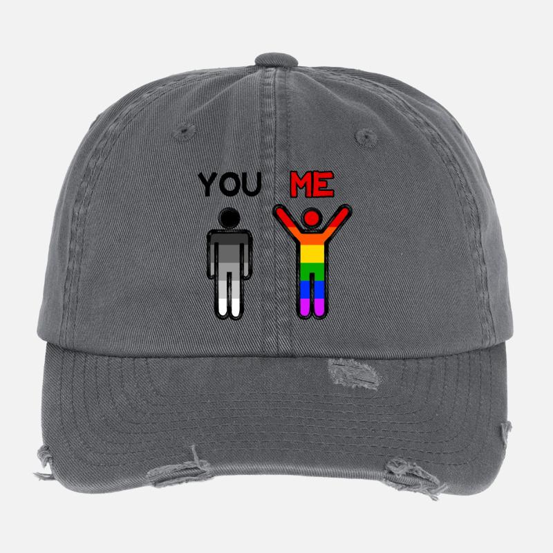 Lgbt Gleichgeschlechtliche Partnerschaft Spruch Flexfit Vintage Destroyed Cap