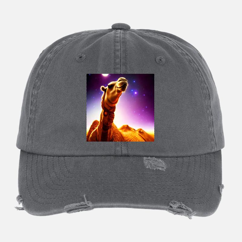 Dromedary Camel - Navire du désert Casquette vintage effet usé Flexfit