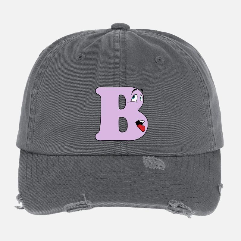 B Flexfit Vintage Destroyed Cap
