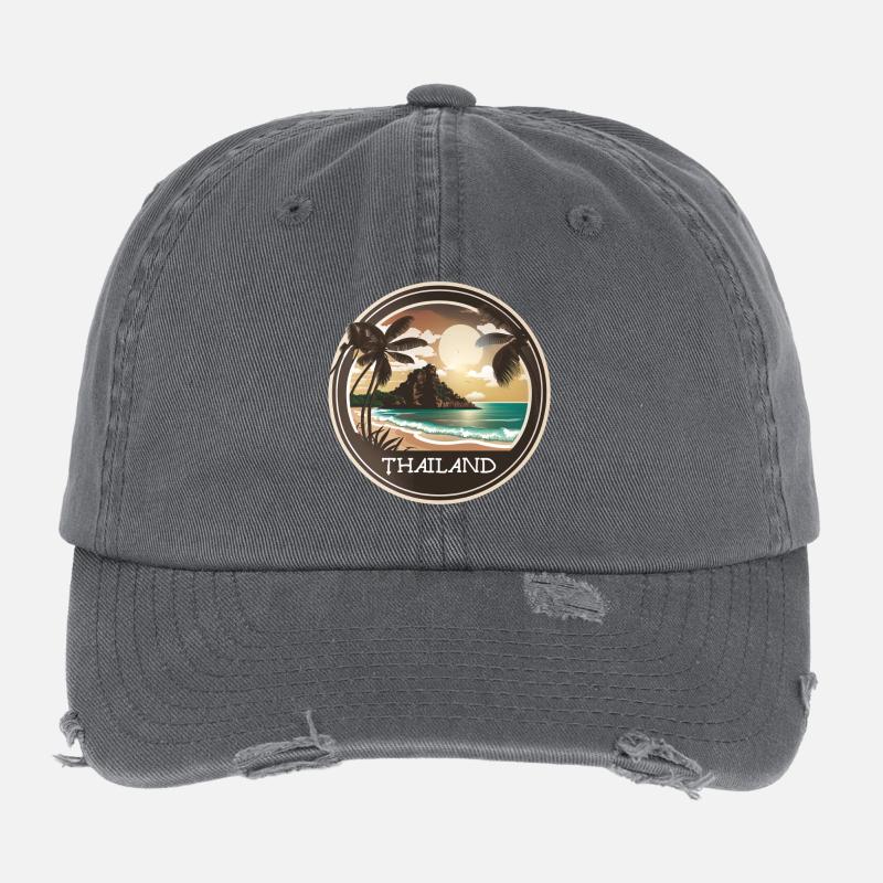Thaïlande Casquette vintage effet usé Flexfit