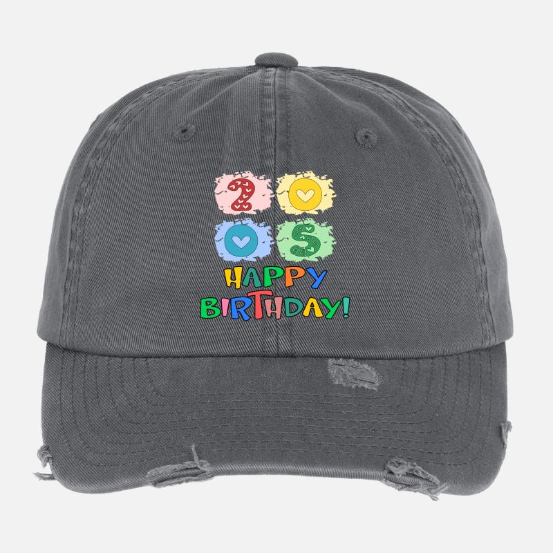 Birthday 2005 Flexfit Vintage Destroyed Cap
