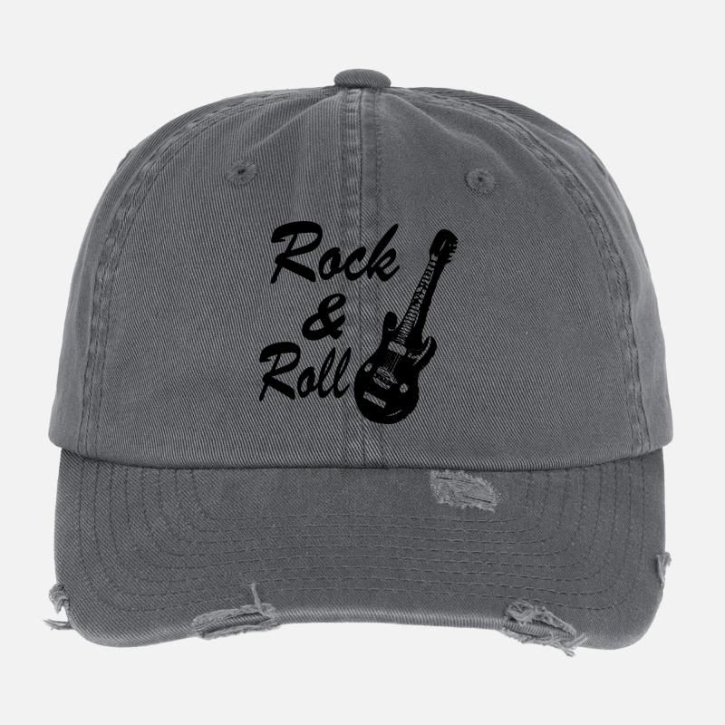 Rock and roll Flexfit Vintage Destroyed Cap