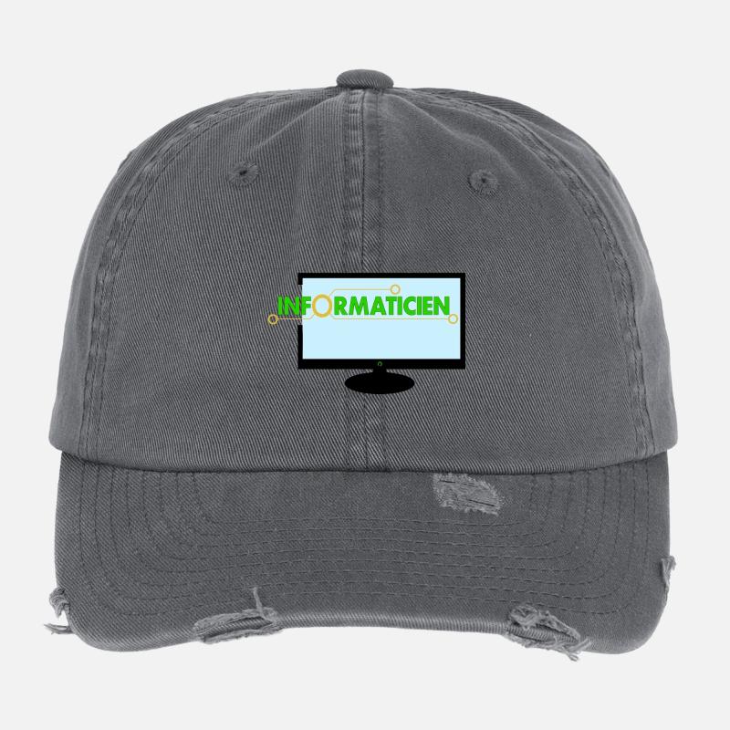Informatiker Flexfit Vintage Destroyed Cap