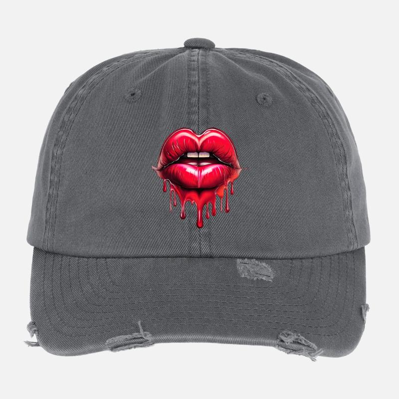 Lèvres Casquette vintage effet usé Flexfit