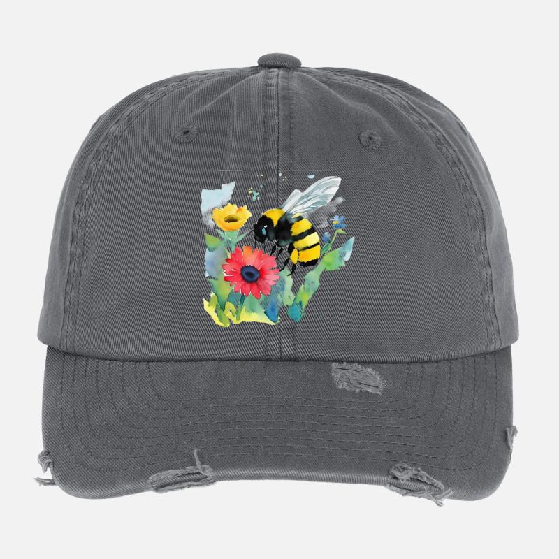 Bombo Cappellino vintage effetto usato Flexfit