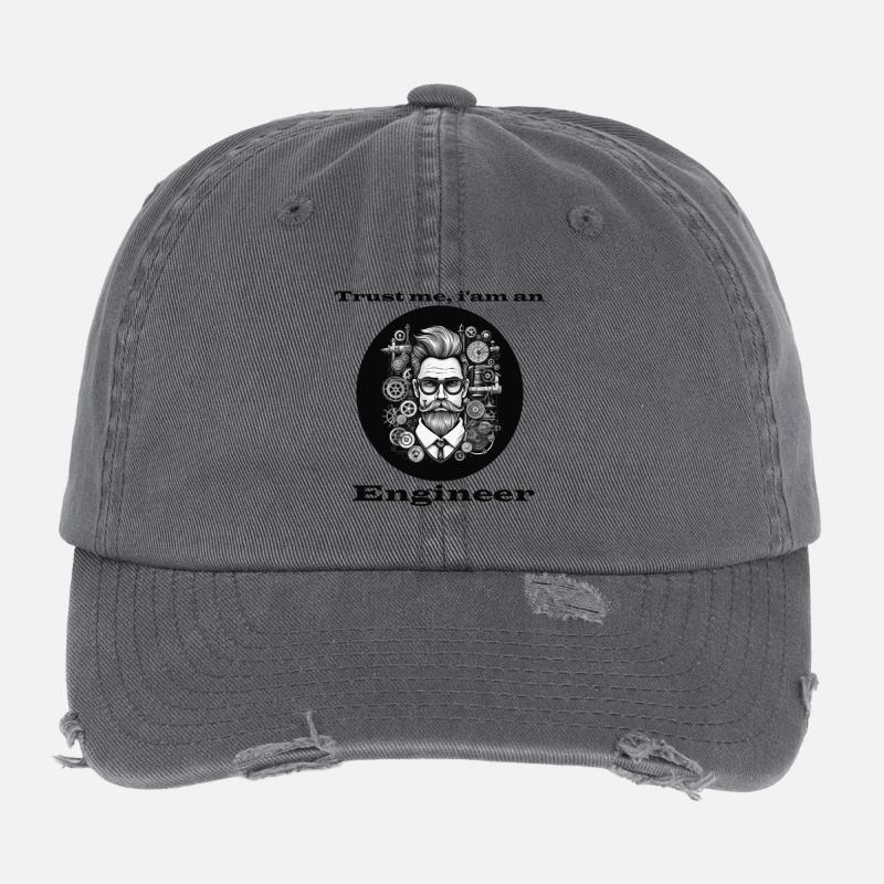Trust me Engineer Flexfit Vintage Destroyed Cap