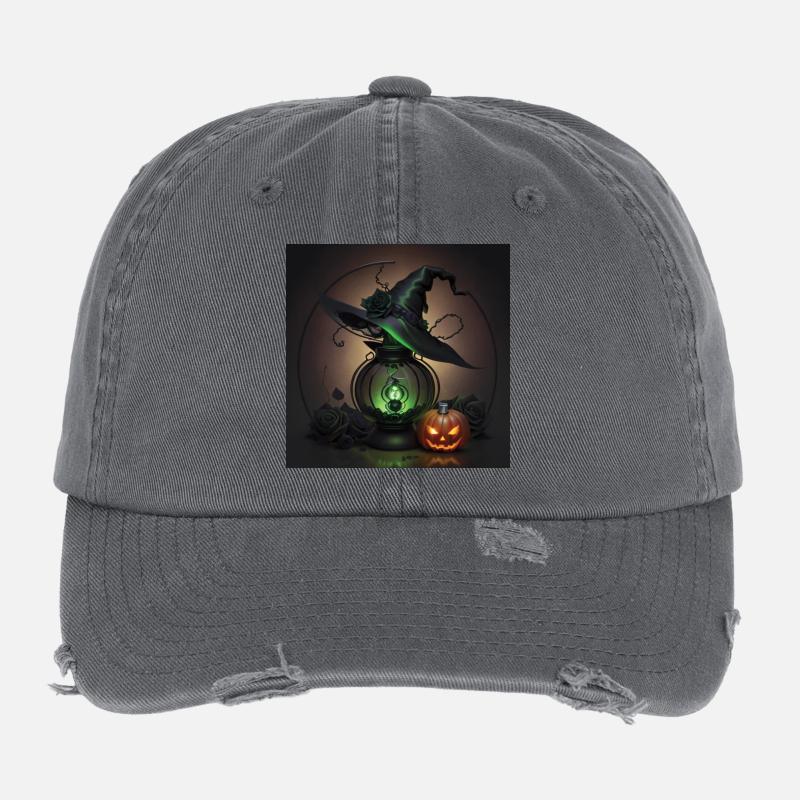 Chapeau de sorcière Casquette vintage effet usé Flexfit