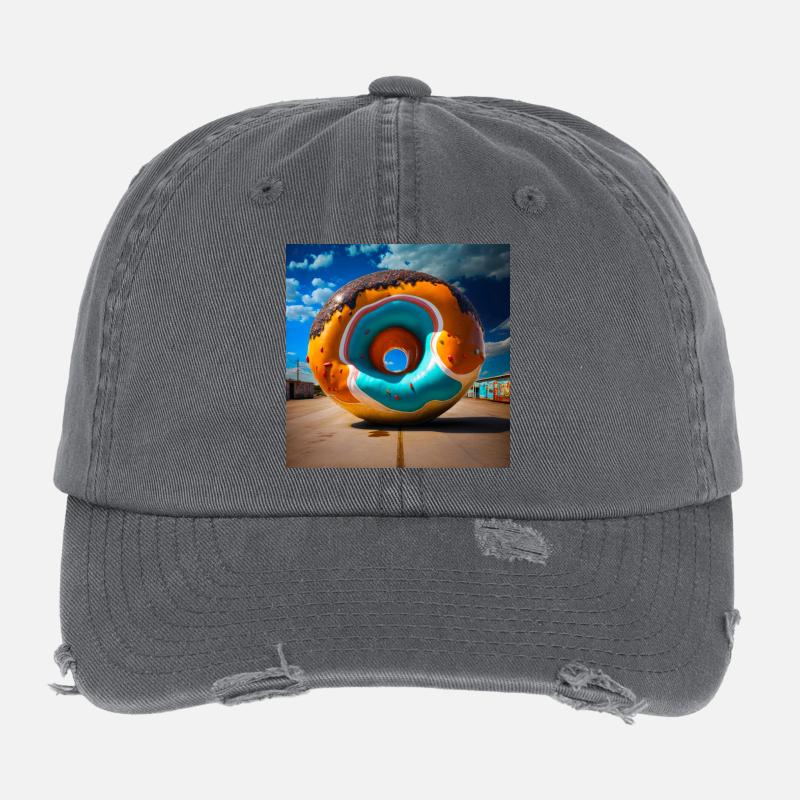 Mega Donut 01 Flexfit Vintage Destroyed Cap