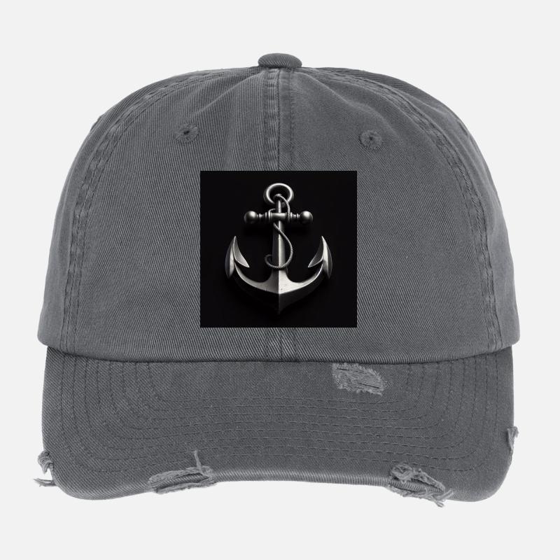 Anker maritim Flexfit Vintage Destroyed Cap