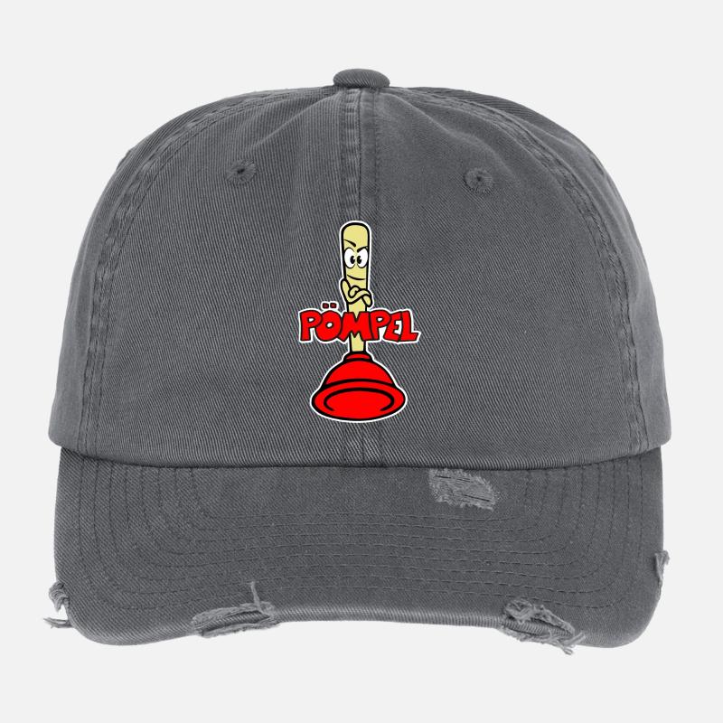 Pömpel Flexfit Vintage Destroyed Cap