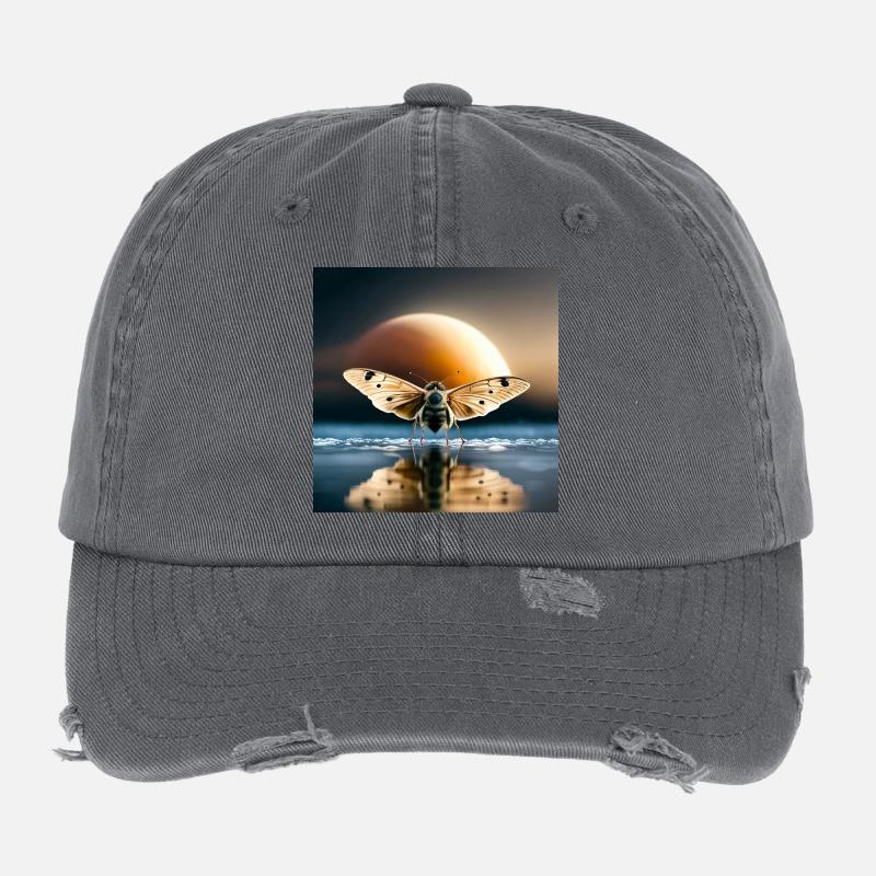 Moth Flexfit Vintage Destroyed Cap