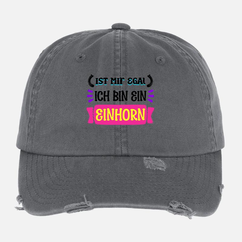 Gleichgültig Statement Ist Mir Wurscht Egal Flexfit Vintage Destroyed Cap