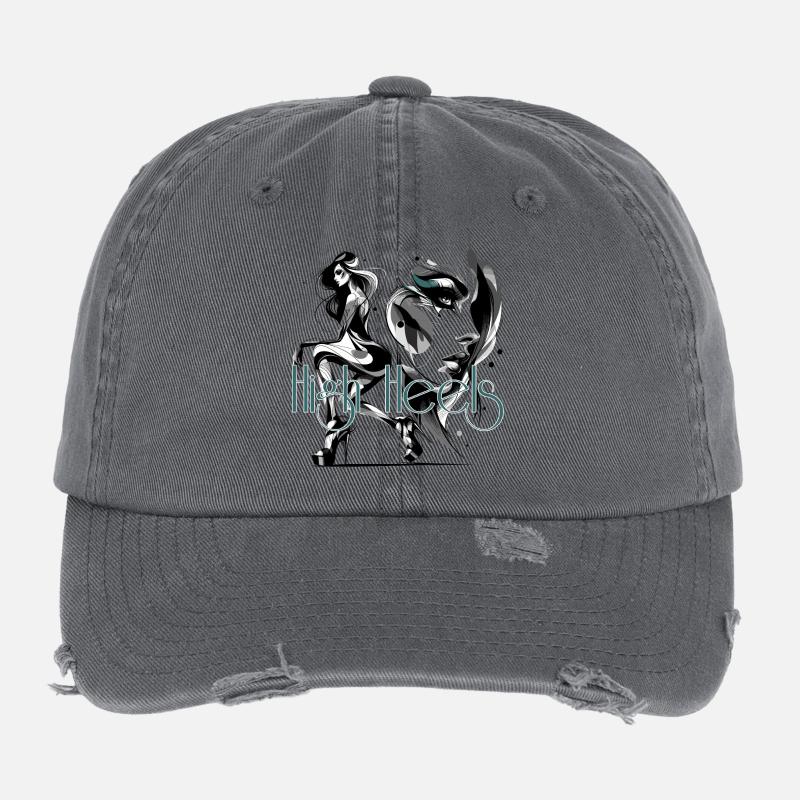 Talons Hauts Talons Hauts Chaussures Modèle Cadeau Casquette vintage effet usé Flexfit