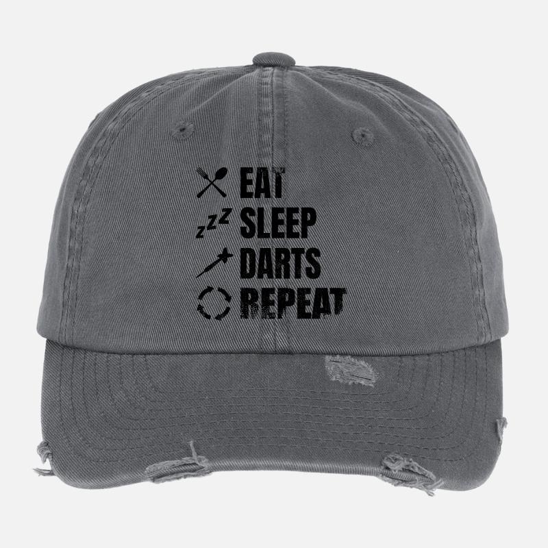 Horaire quotidien de Fléchettes Casquette vintage effet usé Flexfit