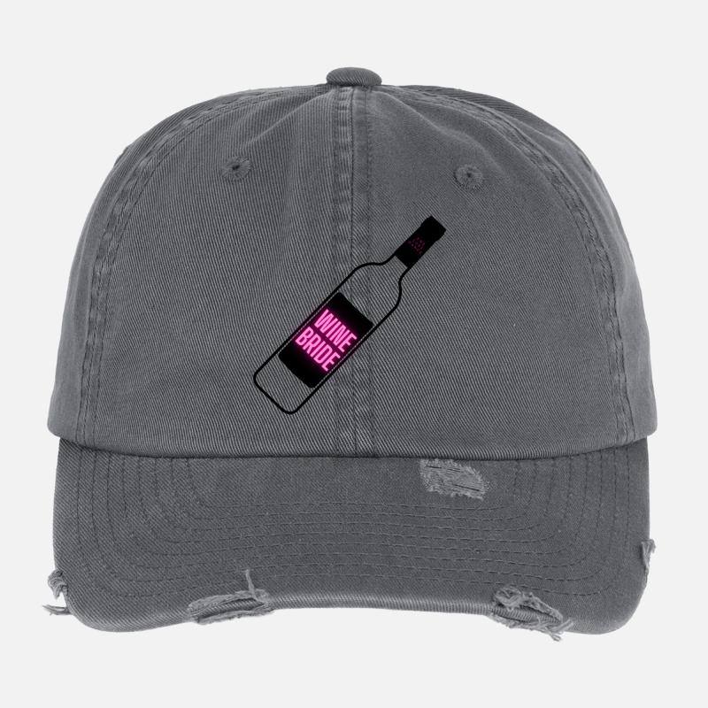 MARIÉE DE VIN Casquette vintage effet usé Flexfit