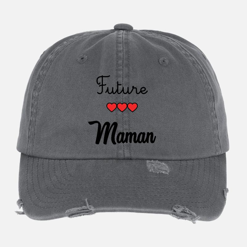 MAMA. MUTTERTAG. SCHÖNEN MUTTERTAG Flexfit Vintage Destroyed Cap