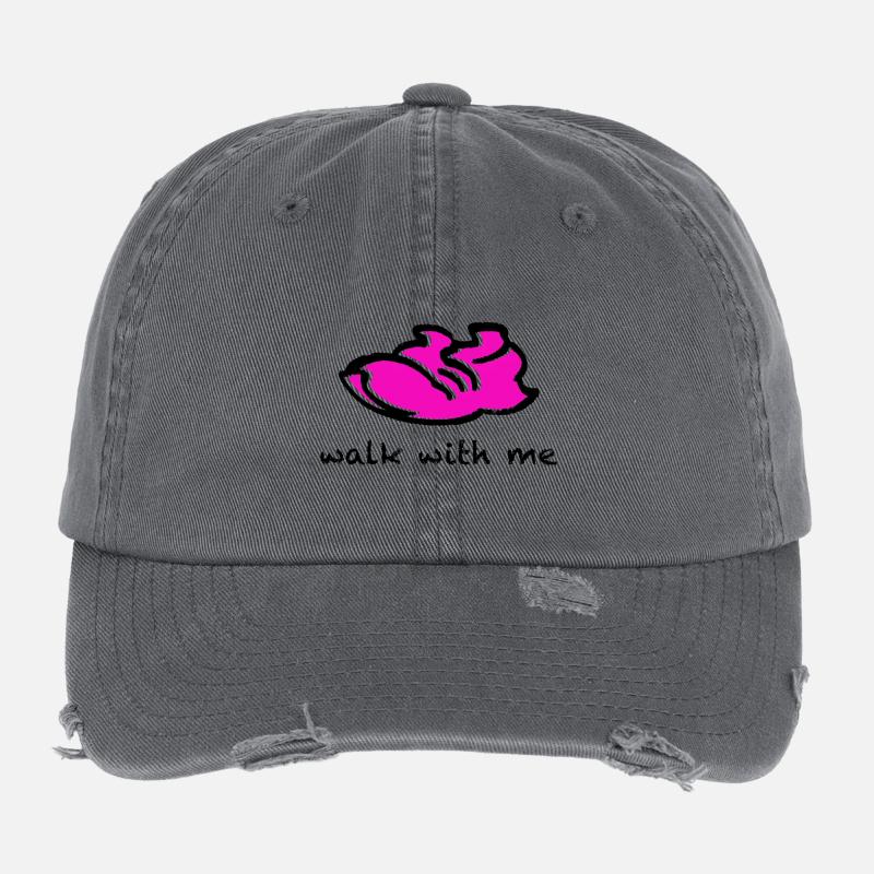 Running shoe Walk with me Flexfit Vintage Destroyed Cap