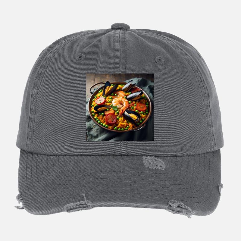 Paella Casquette vintage effet usé Flexfit