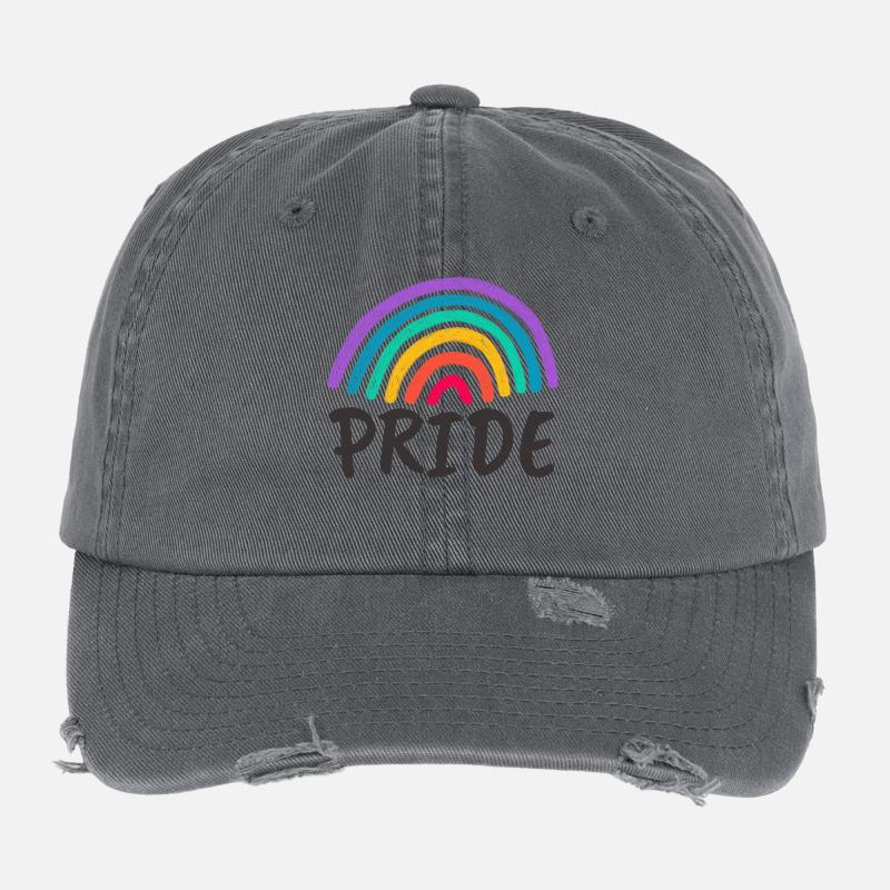 PRIDE - Prêt pour le mois de la fierté ! Casquette vintage effet usé Flexfit