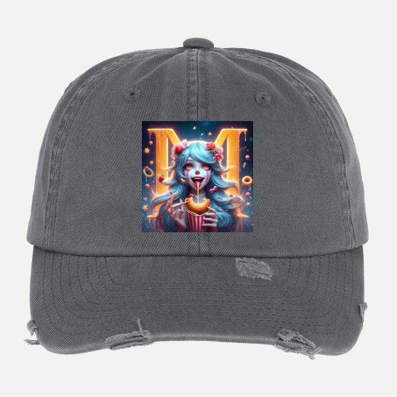 Naschkatzen-Clown 3D Flexfit Vintage Destroyed Cap